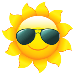 Transparent_Sun_with_Shades_PNG_Clipart_Picture